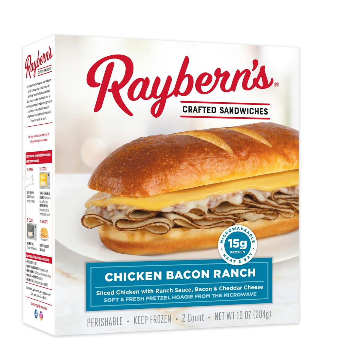 Raybern&apos;s Chicken Bacon Ranch sandwich