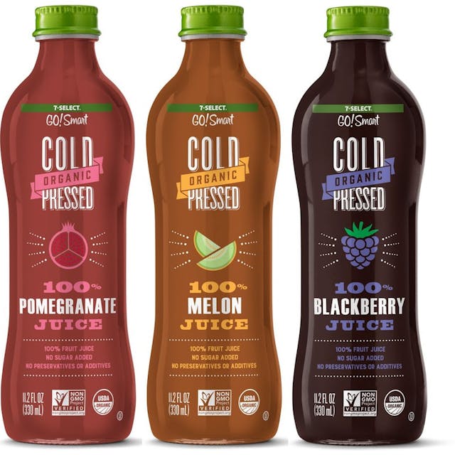 7-Eleven is back with new varieties of its 7-Select GO!Smart&trade; organic cold-pressed juice &ndash; this time in 100 percent single juice varieties. While orange and apple juice can be found anywhere, the new 7-Select GO!Smart 100 percent fruit juices are unusual varieties that aren&rsquo;t typically found in every grocery and convenience store.