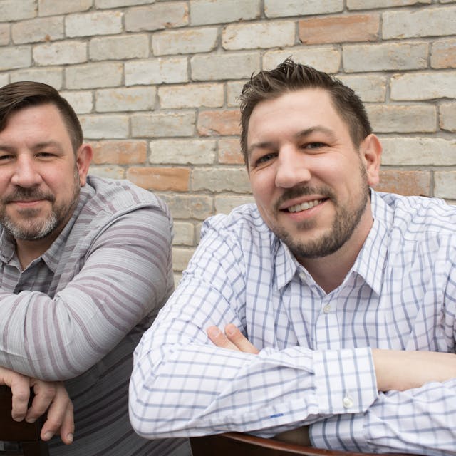 Brothers Michael, left, and Tim Ray run Healthy Generation Vending in Texas.