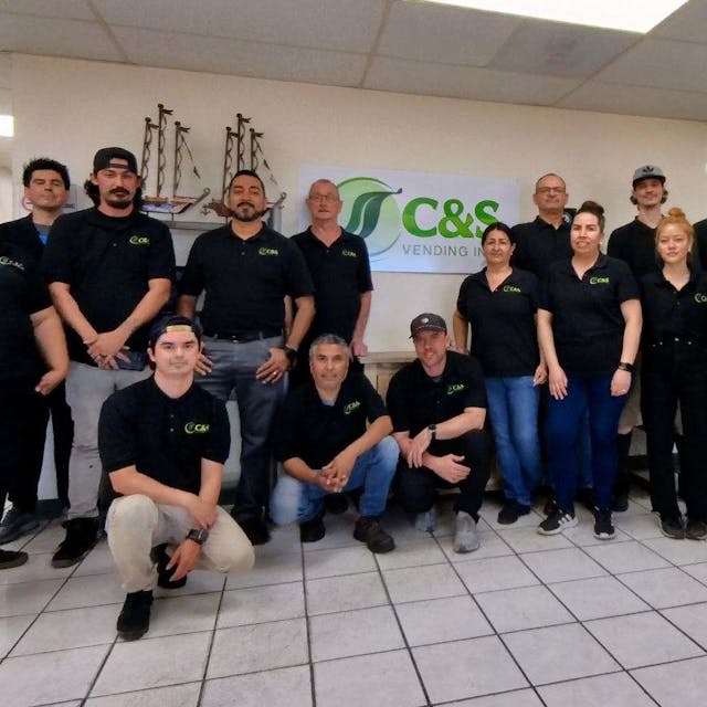 C&amp;S Vending&rsquo;s close-knit group of 16 employees ensures top-notch service to its 250 accounts served by six routes.