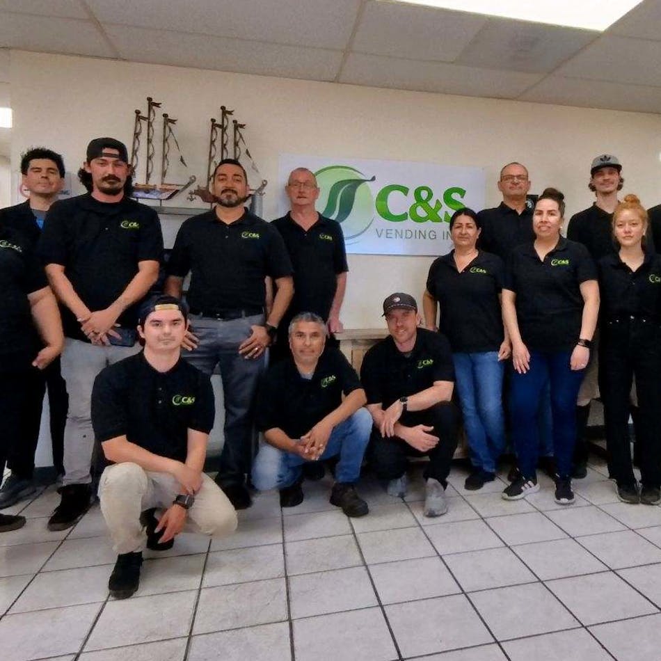 C&amp;S Vending&rsquo;s close-knit group of 16 employees ensures top-notch service to its 250 accounts served by six routes.