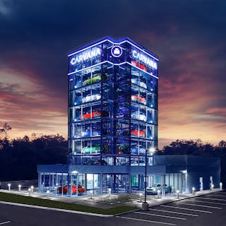 Greensboro, NC, is now home to Carvana&apos;s 19th car vending machine, which is the third of its kind in the state.