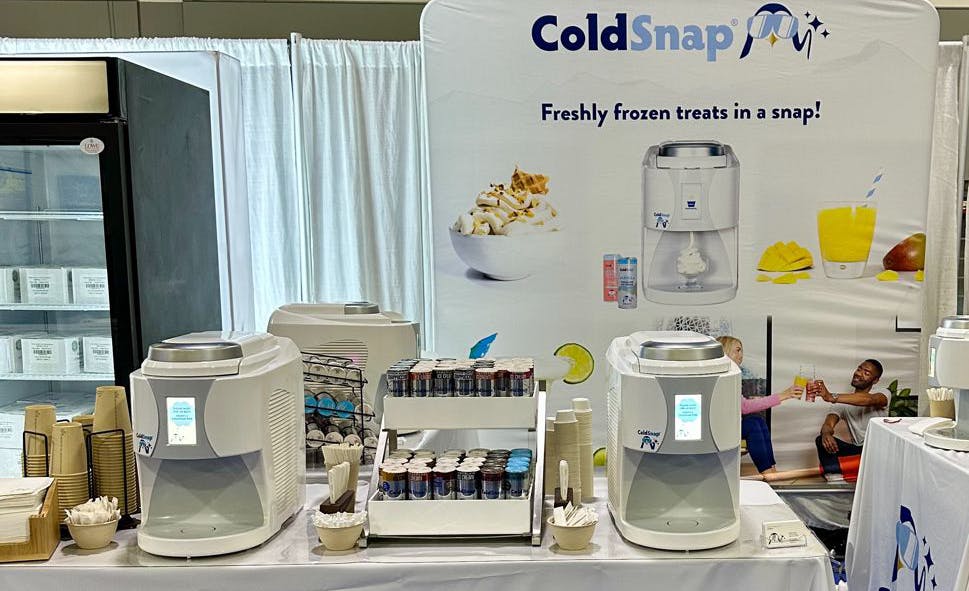 ColdSnap booth at 2023 NAMA Show