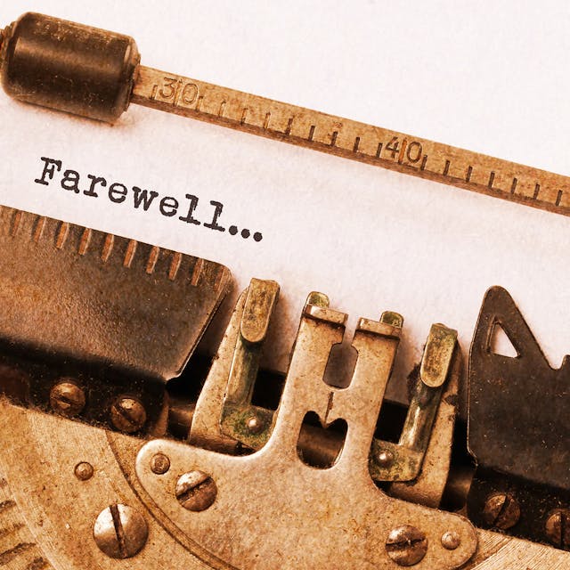 Farewell Dreamstime 65761642