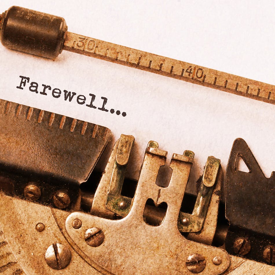 Farewell Dreamstime 65761642