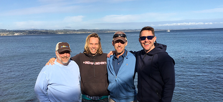 L to R: Mike Blumenthal, Thomas Hasch, Don Campbell, Aaron Weiche