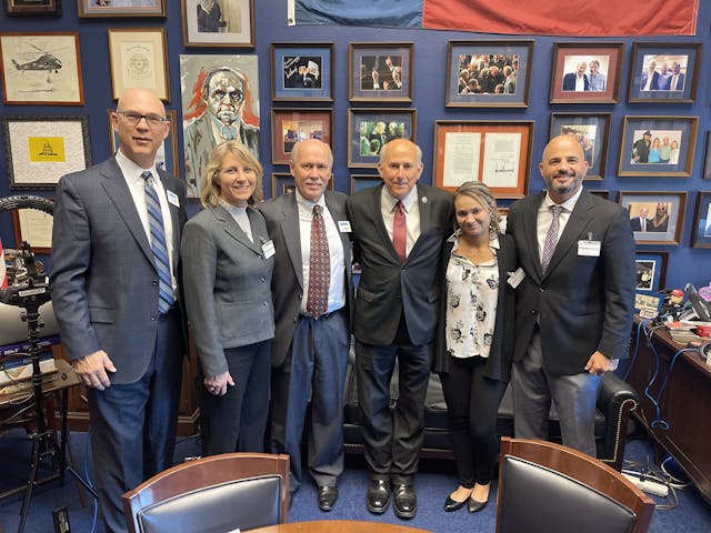 Patrick and Jane Moran meet with legislative members at the 2021 NAMA Fly-In on Capitol Hill.