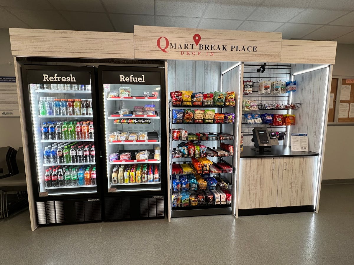 Quality Vending continues to expand its company-branded Qmart Break Place micro markets.