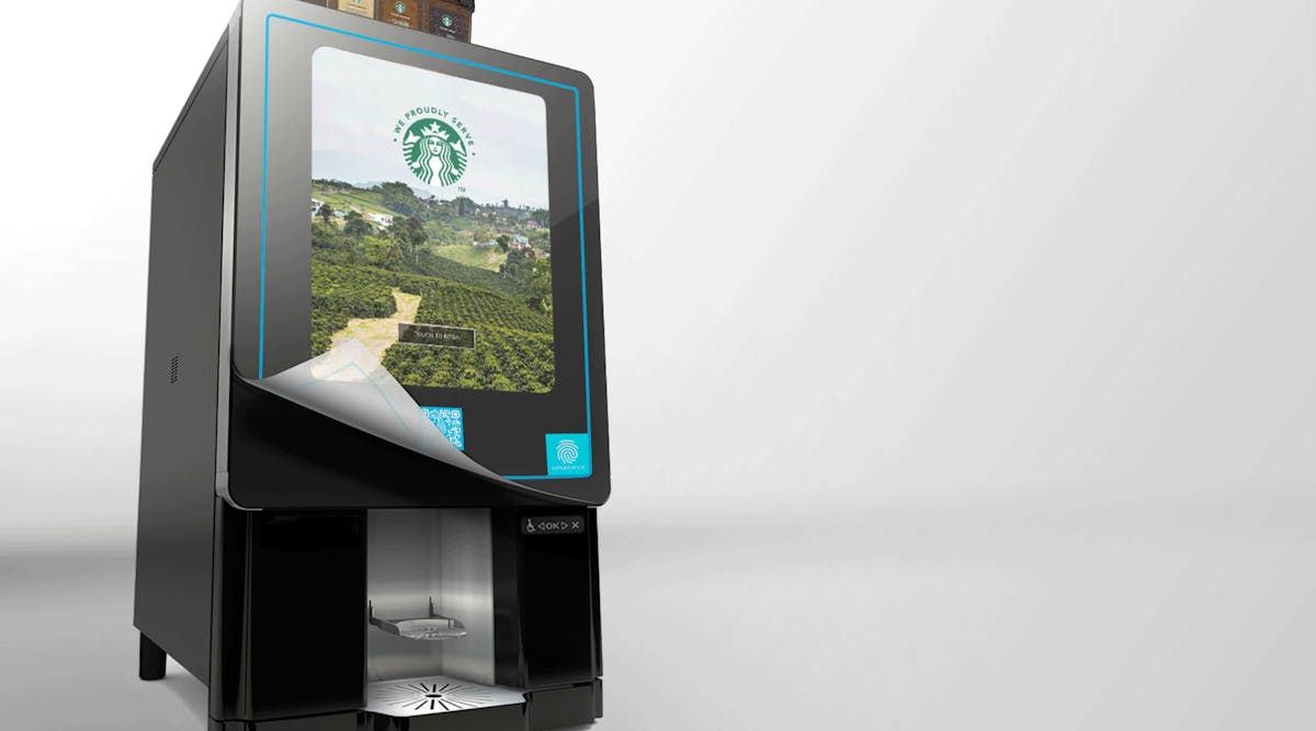 Touch Point Science offers turnkey antimicrobial film covers for specific machine models like the Starbucks Serenade.