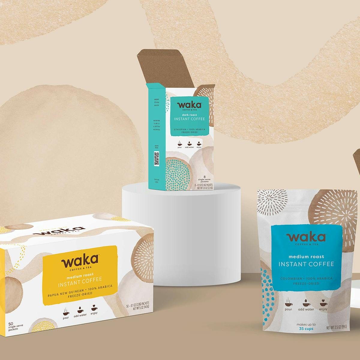 Waka is unveiling new brand identity and packaging. The design is described as playful, simple and approachable.